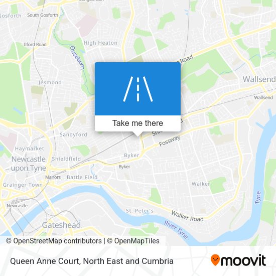 Queen Anne Court map