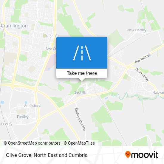 Olive Grove map