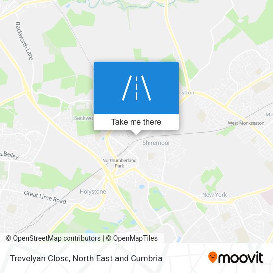 Trevelyan Close map