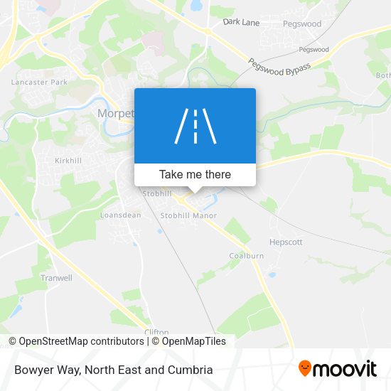 Bowyer Way map