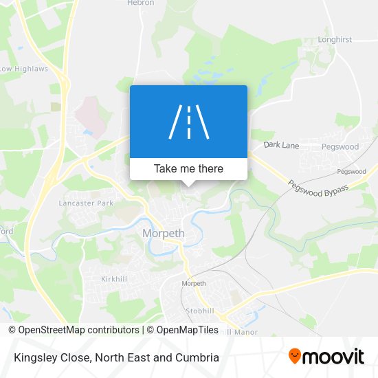 Kingsley Close map