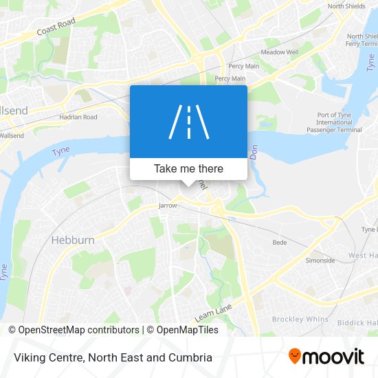 Viking Centre map
