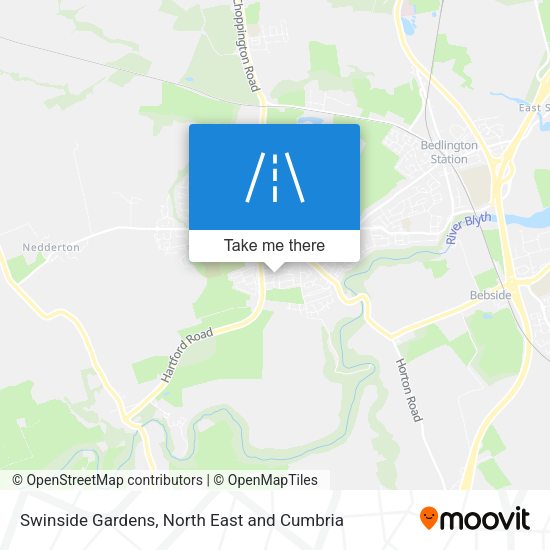 Swinside Gardens map