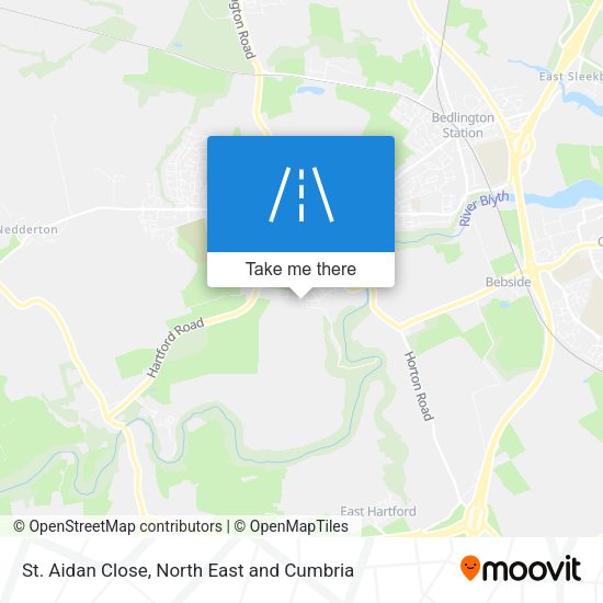 St. Aidan Close map
