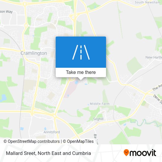 Mallard Sreet map