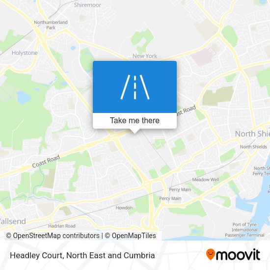 Headley Court map