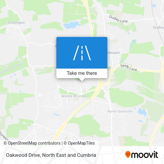 Oakwood Drive map