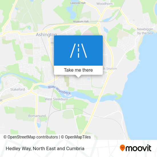 Hedley Way map
