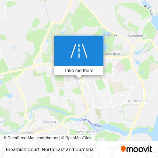 Breamish Court map