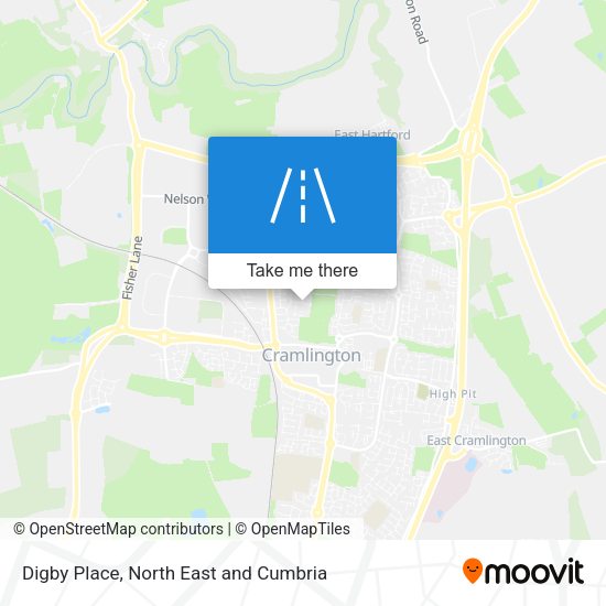 Digby Place map