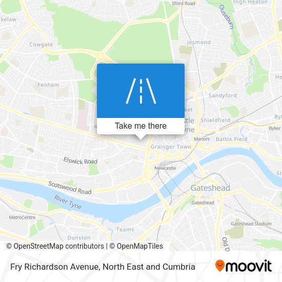 Fry Richardson Avenue map