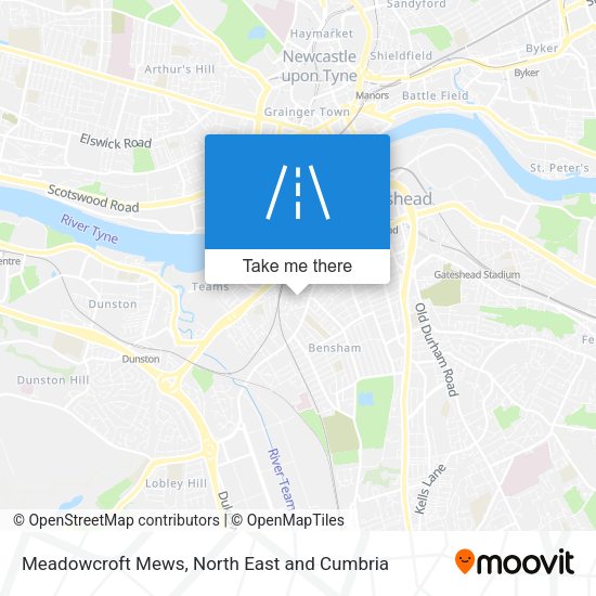Meadowcroft Mews map