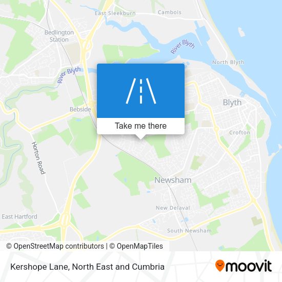 Kershope Lane map