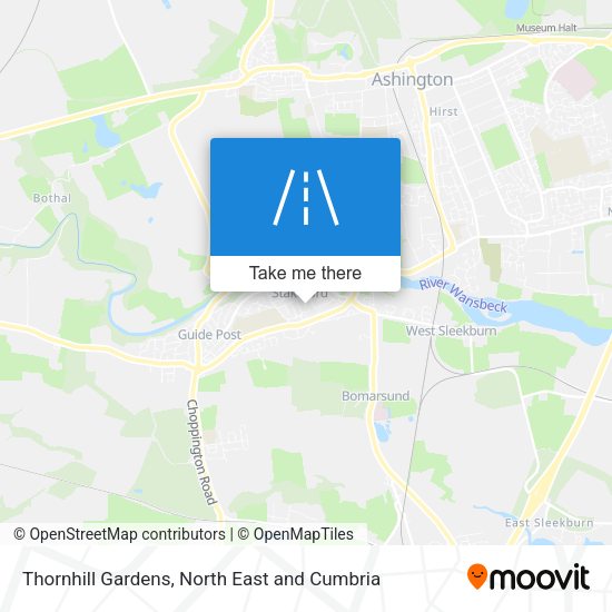 Thornhill Gardens map