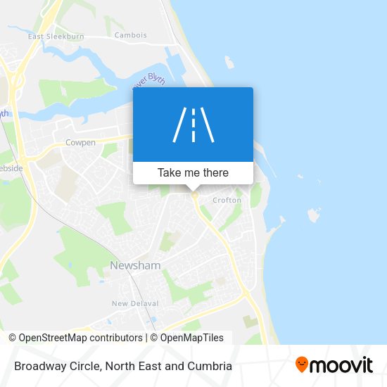 Broadway Circle map