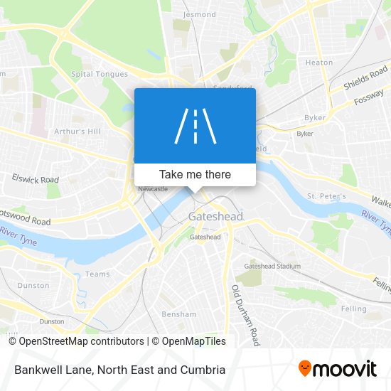 Bankwell Lane map