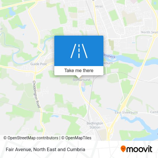 Fair Avenue map