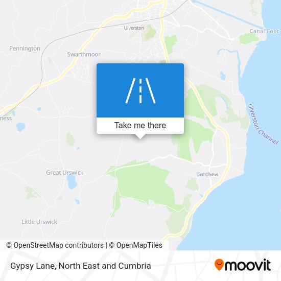 Gypsy Lane map
