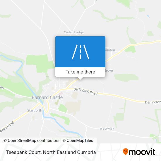 Teesbank Court map