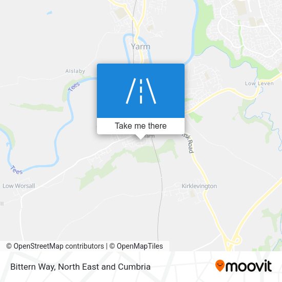 Bittern Way map