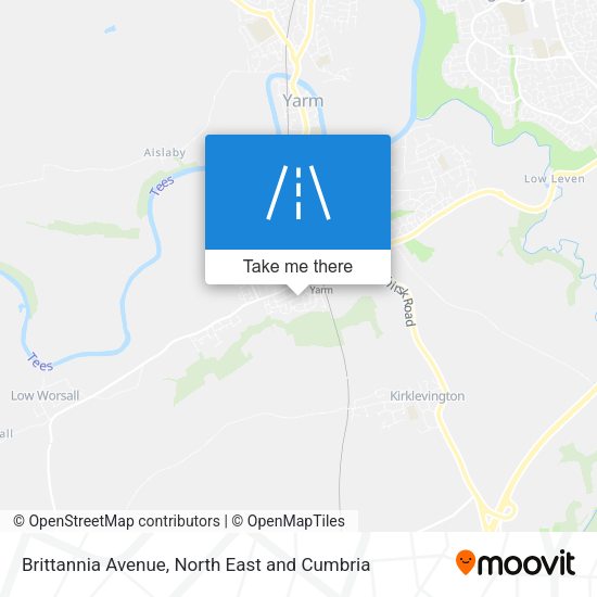 Brittannia Avenue map