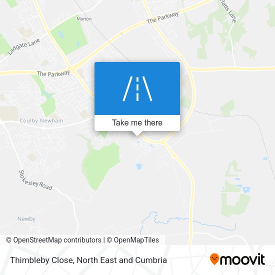 Thimbleby Close map