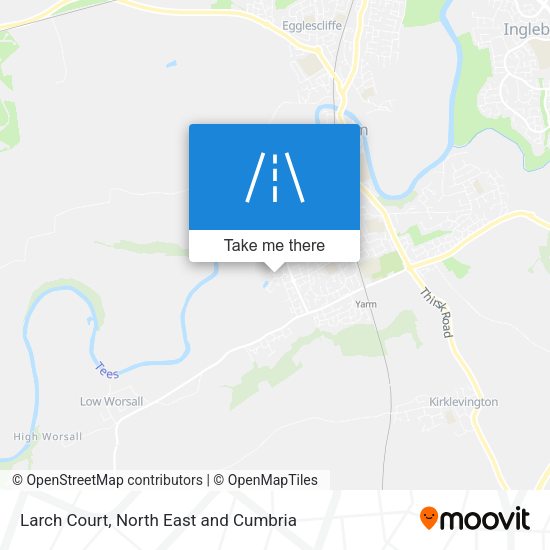 Larch Court map