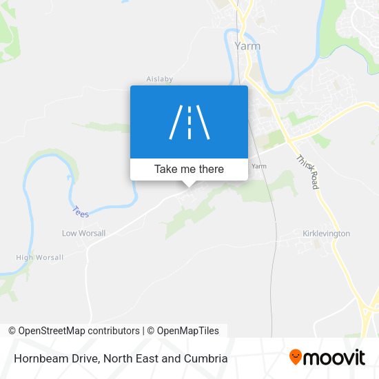 Hornbeam Drive map