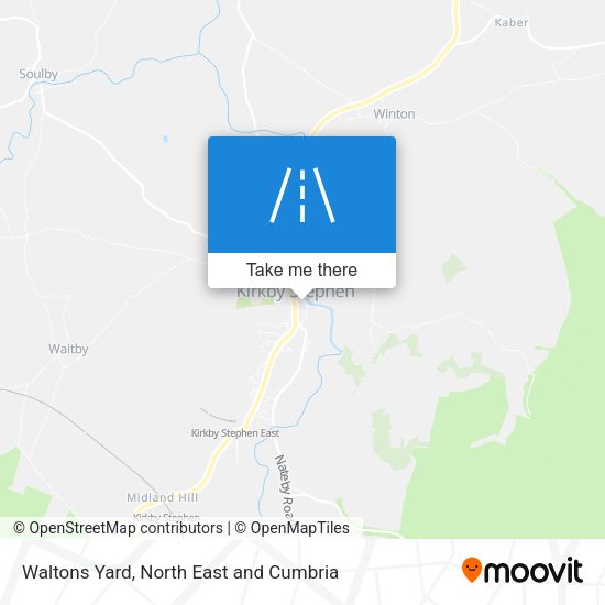 Waltons Yard map