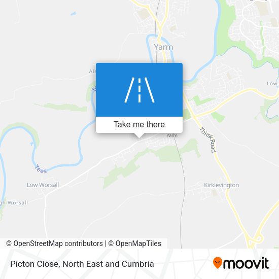 Picton Close map