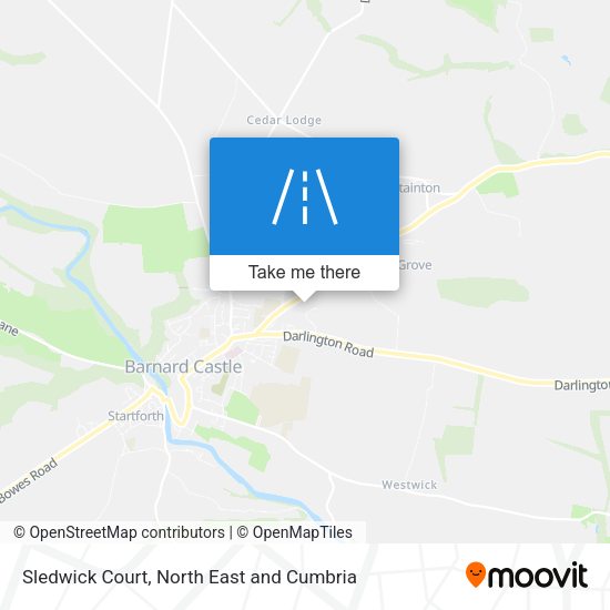 Sledwick Court map