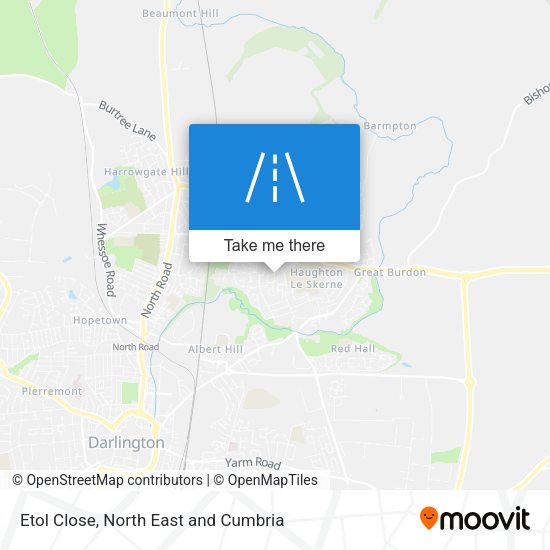 Etol Close map