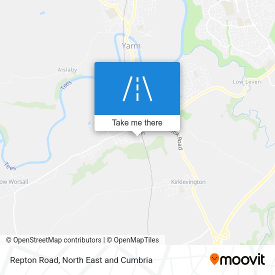 Repton Road map