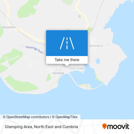 Glamping Area map