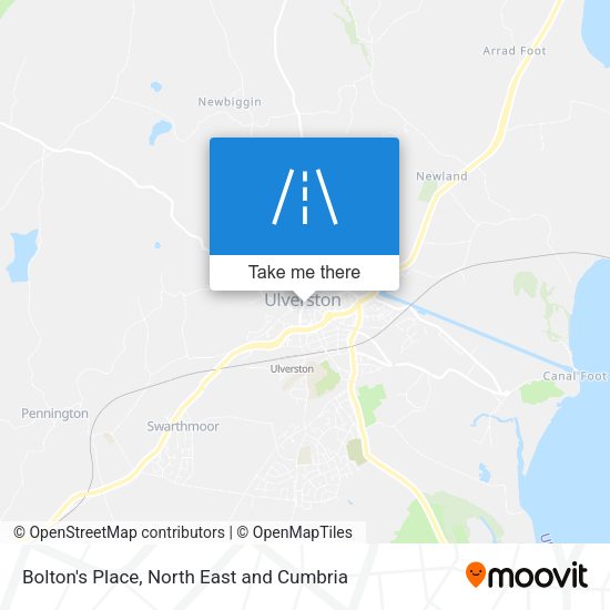 Bolton's Place map