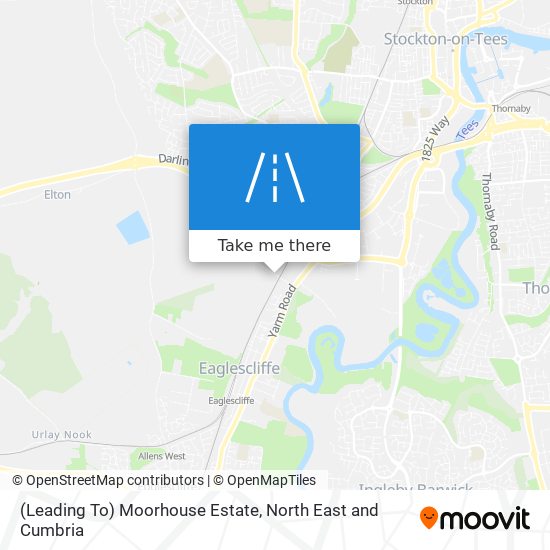 (Leading To) Moorhouse Estate map