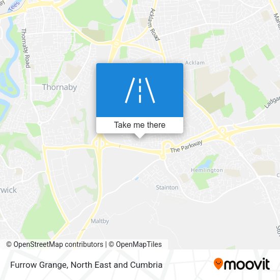 Furrow Grange map