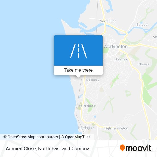 Admiral Close map