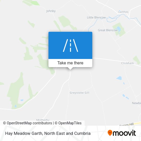 Hay Meadow Garth map