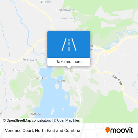 Vendace Court map