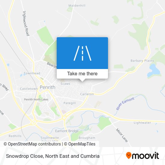 Snowdrop Close map