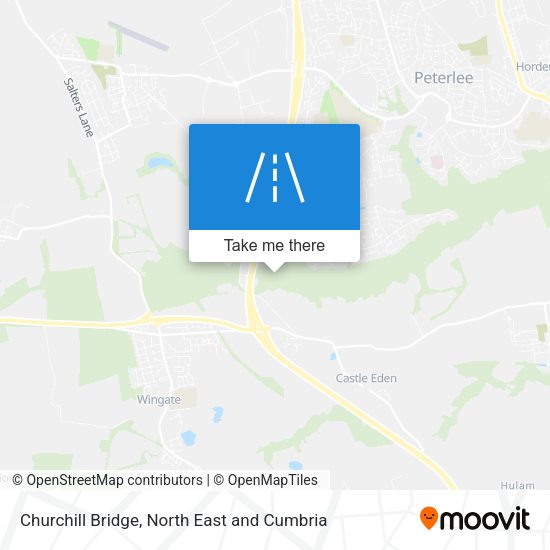 Churchill Bridge map