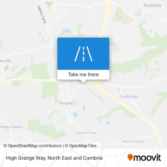 High Grange Way map