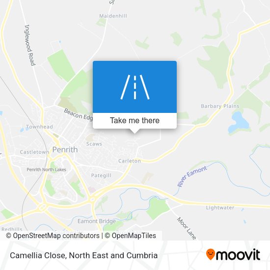 Camellia Close map