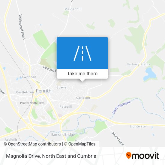 Magnolia Drive map