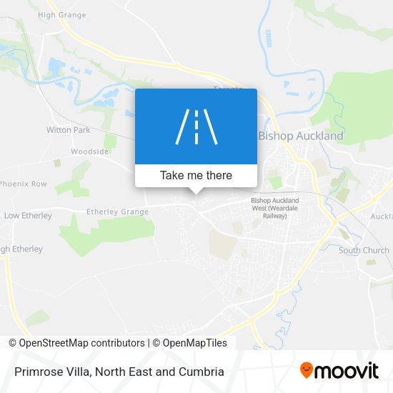 Primrose Villa map