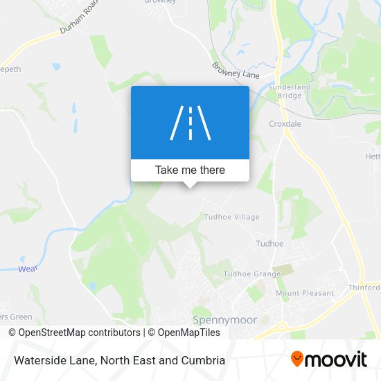Waterside Lane map