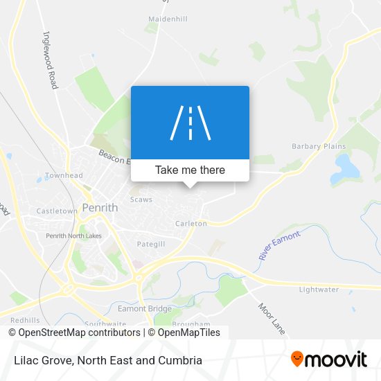 Lilac Grove map