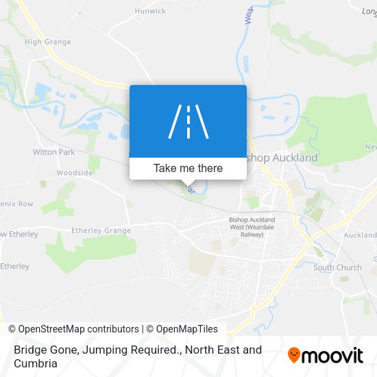 Bridge Gone, Jumping Required. map