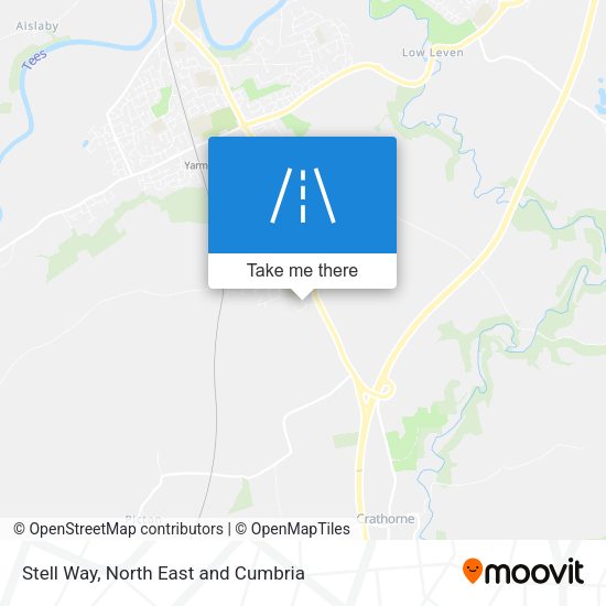 Stell Way map